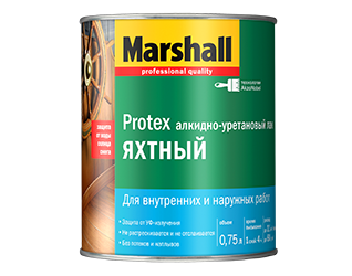 Лак яхтный Маршал Протекс/Marshall Protex ( 2,5л, Глянцевая)
