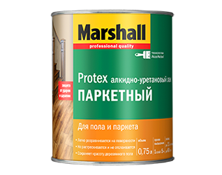 Лак паркетный Маршал Протекс/Marshall Protex ( 2,5л, Глянцевая)