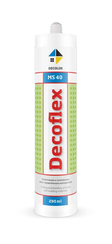 Клей-герметик Декофлекс MS 40 белый 290мл 