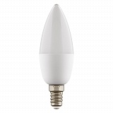 Лампа светодиодная E14 7,0Вт (60Вт) свеча 480лм Euroluх холодный свет